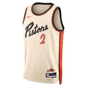Dres Detroit Pistons Cade Cunningham Nike 2024-25 City Edition Bijela Swingman